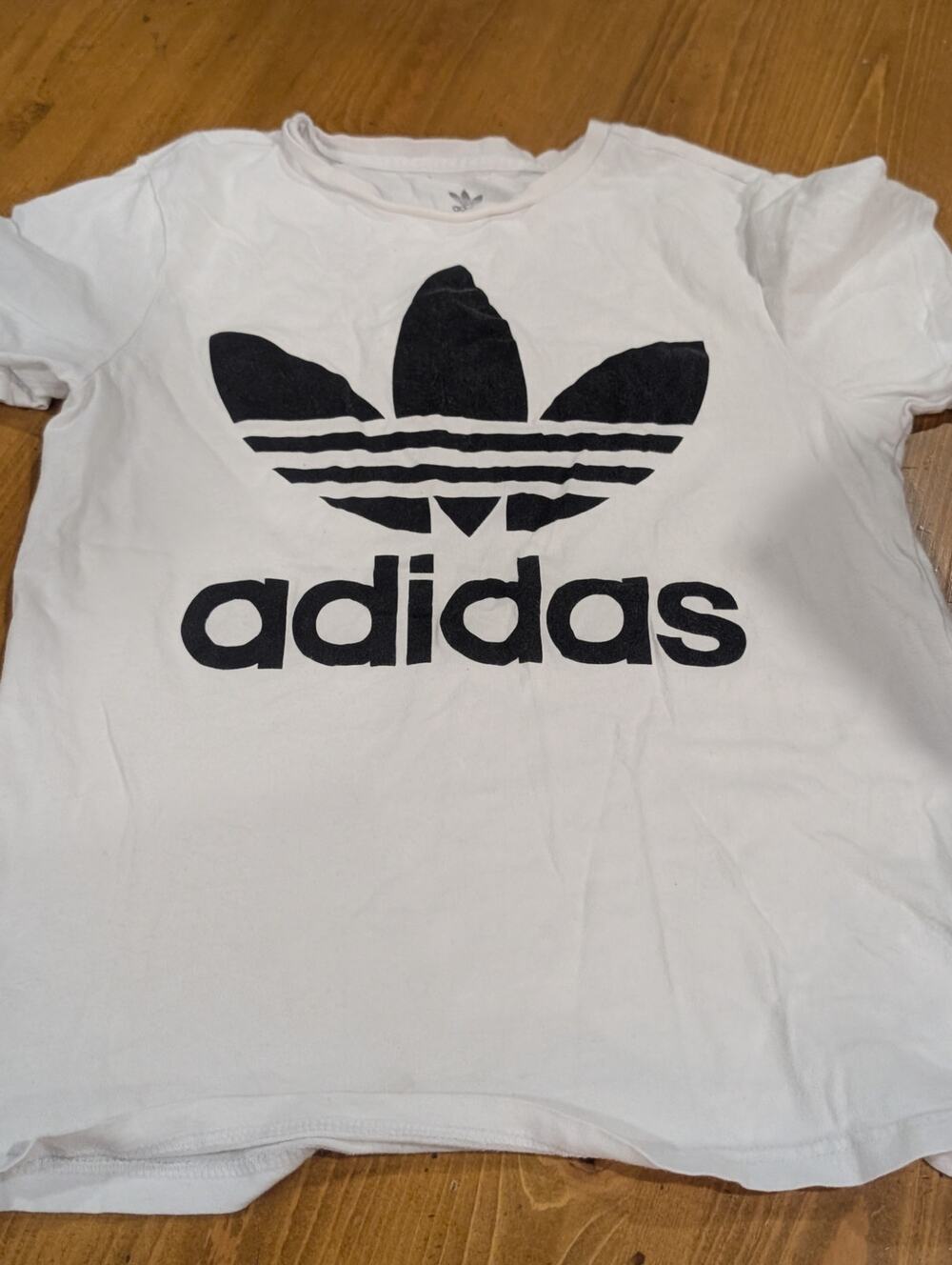 Adidas S/S Classic White Tee, Youth Large 13/14, VGU